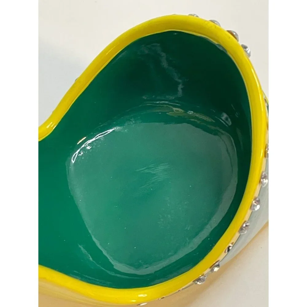 NCAA Oregon Ducks Shoe Wine Bottle Holder ceramic high heel UofO